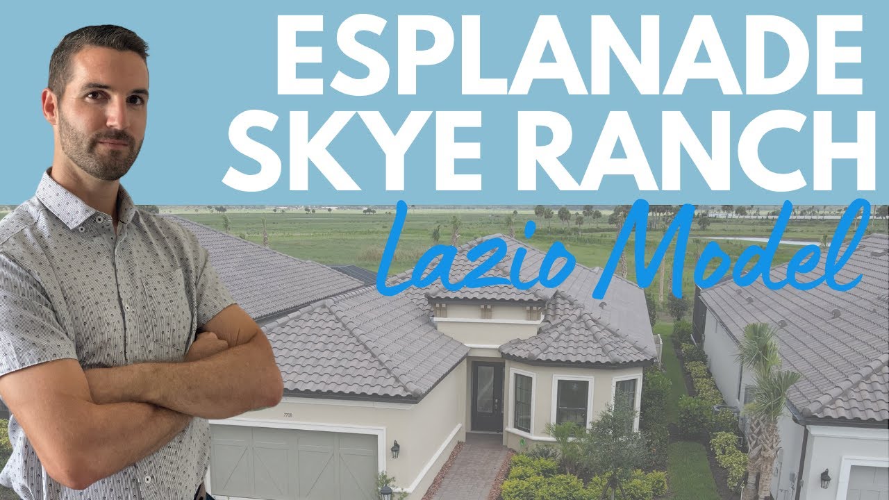 Esplanade Skye Ranch - Экскурсия по демонстрационному дому Lazio - Новые дома в Сарасоте