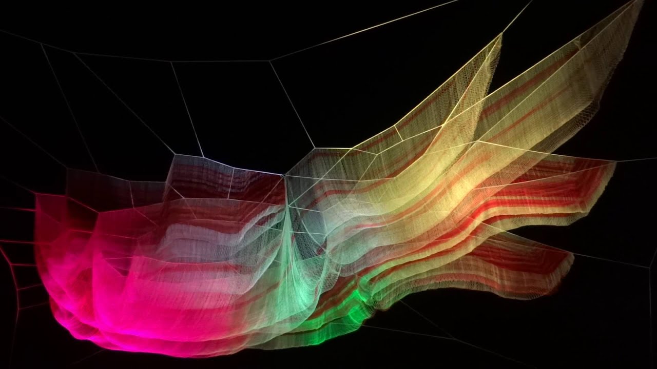 Amazing lights show on Regents street at Lumiere Festival in London 2016