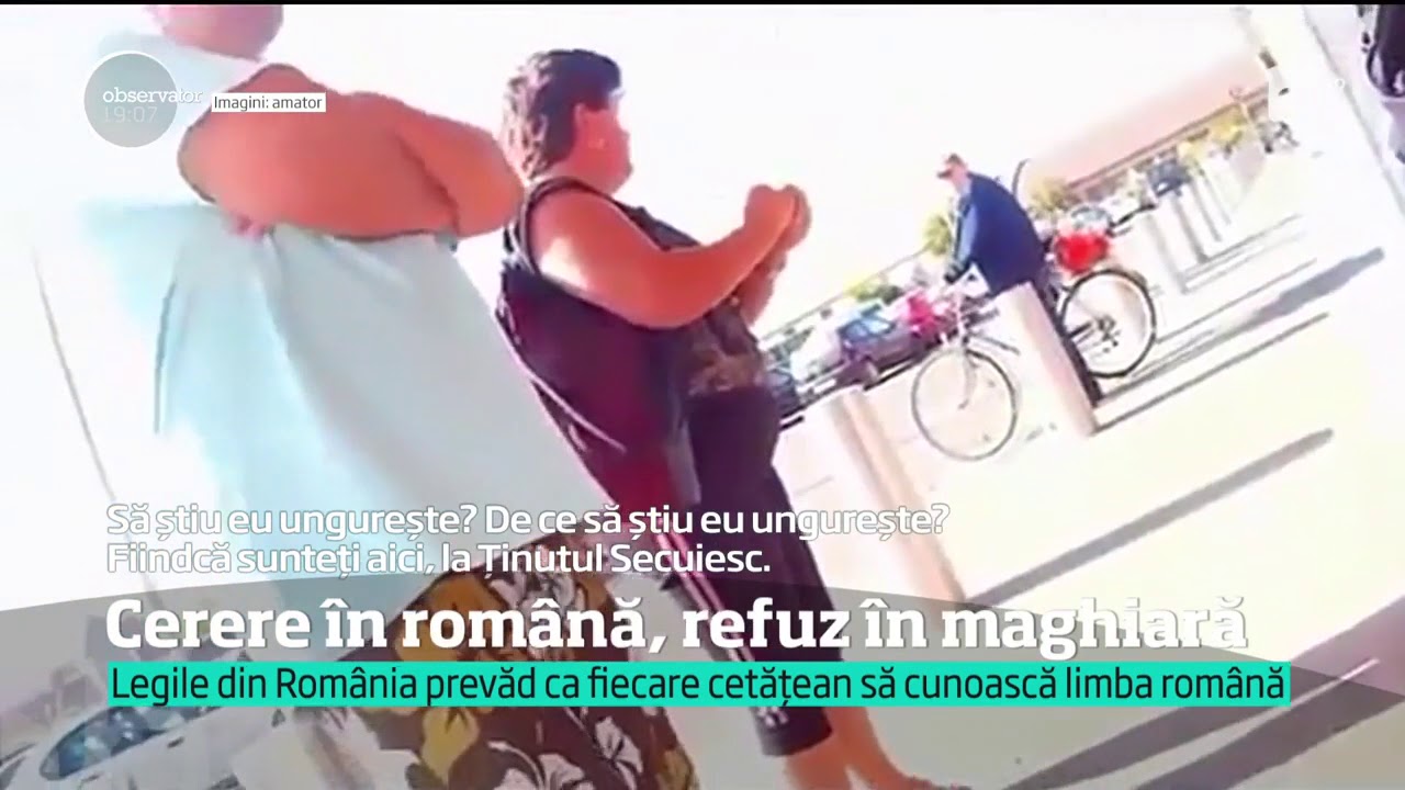 Vânzătorii unui hipermarket din Odorheiu Secuiesc au refuzat să vorbească limba română
