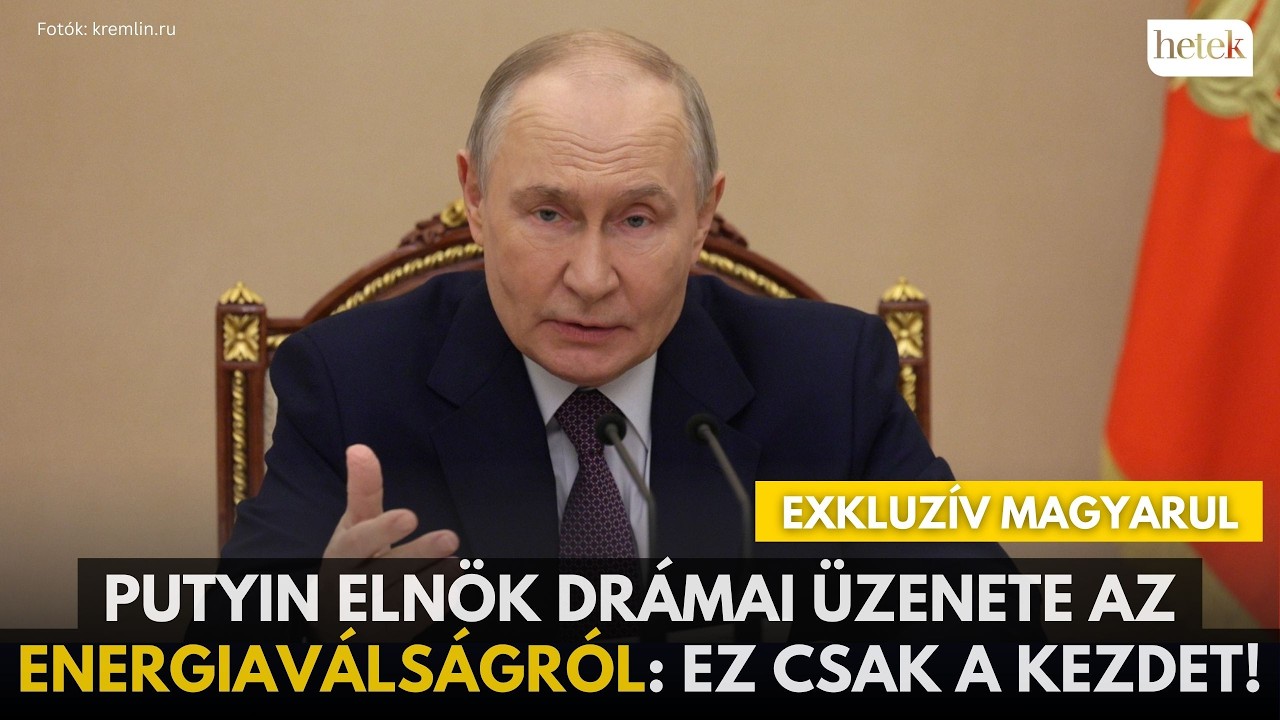 Putyin: Az egész világot megrázza az energiaválság, de Magyarország és Szlovákia megmenekülhet