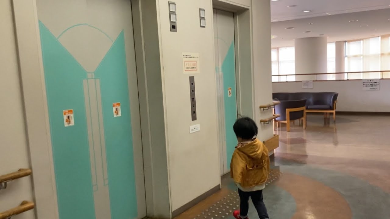 【1日1エレベーター★3日目】5階からは市内が見渡せる♫総合福祉センターのエレベーター