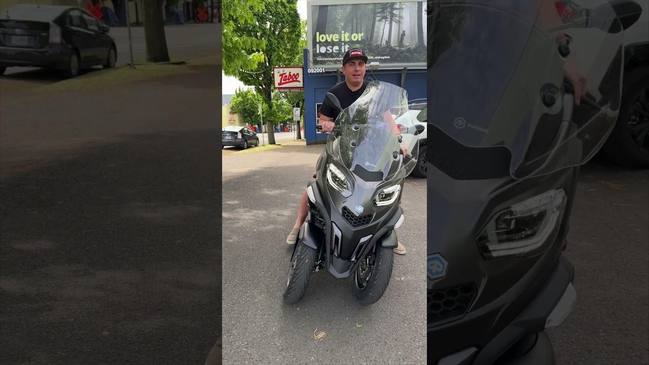 Объяснение системы блокировки наклона Piaggio MP3 530