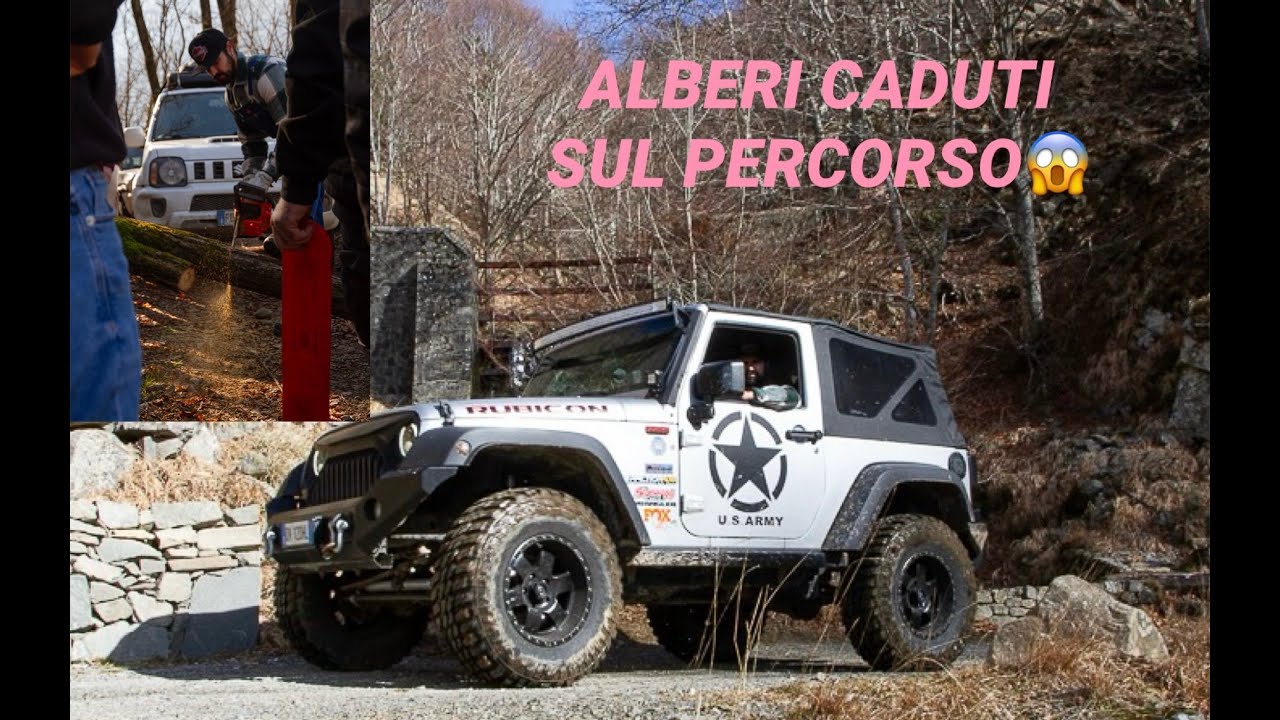 Verso San Pellegrino con il WRANGLER RUBICON - Quando la neve non si fa trovare PARTE 1
