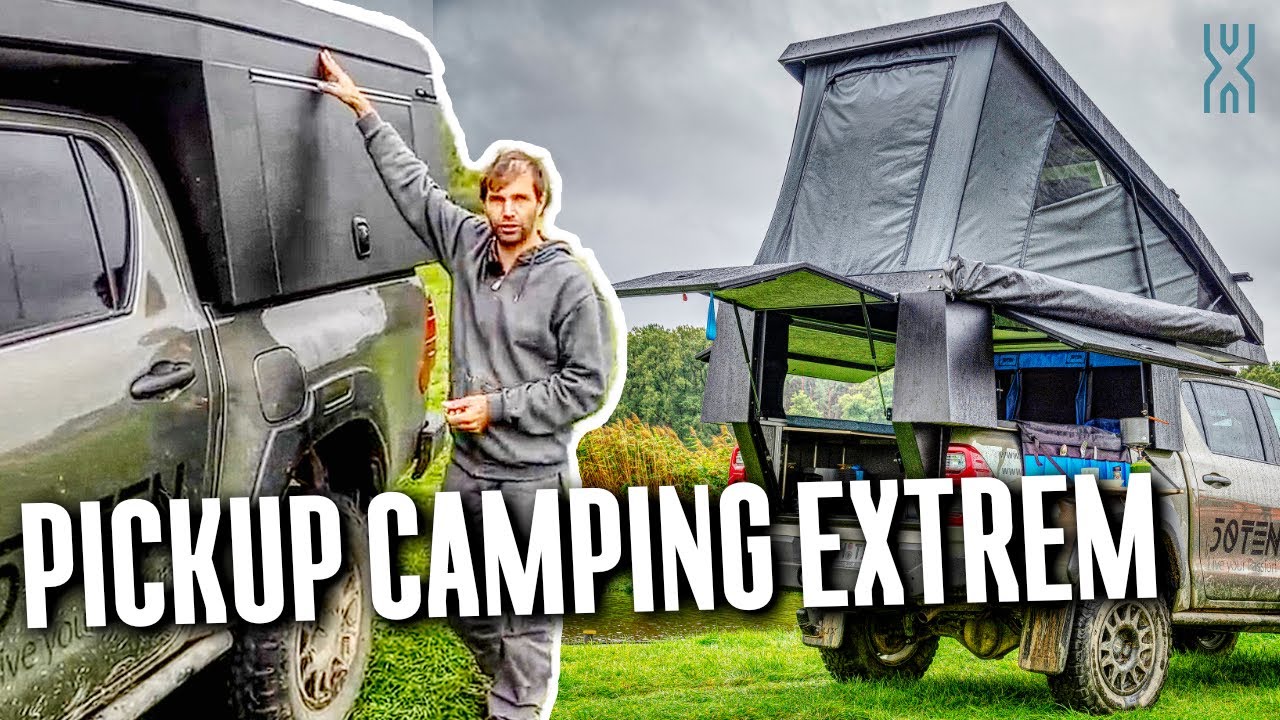PICKUP CAMPER EXTREM: 50Ten Truckbed Camper auf dem neuen Toyota Hilux (🇩🇪+🇬🇧🇺🇸)