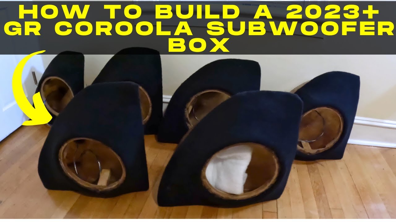 How to Build a subwoofer for your 2023+ GR Corolla