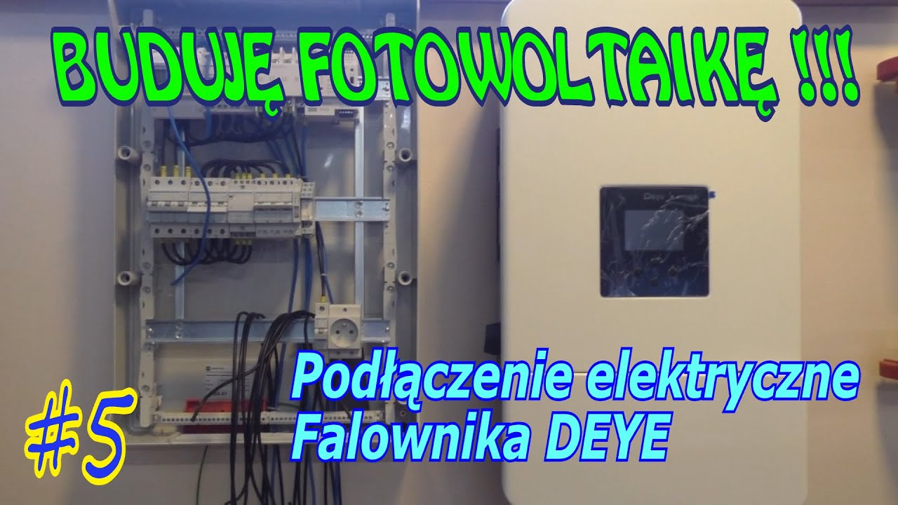 BUDUJĘ PV Off-Grid - Instalacja elektryczna do Falownika Deye 12kW 3 fazy. Moja koncepcja.