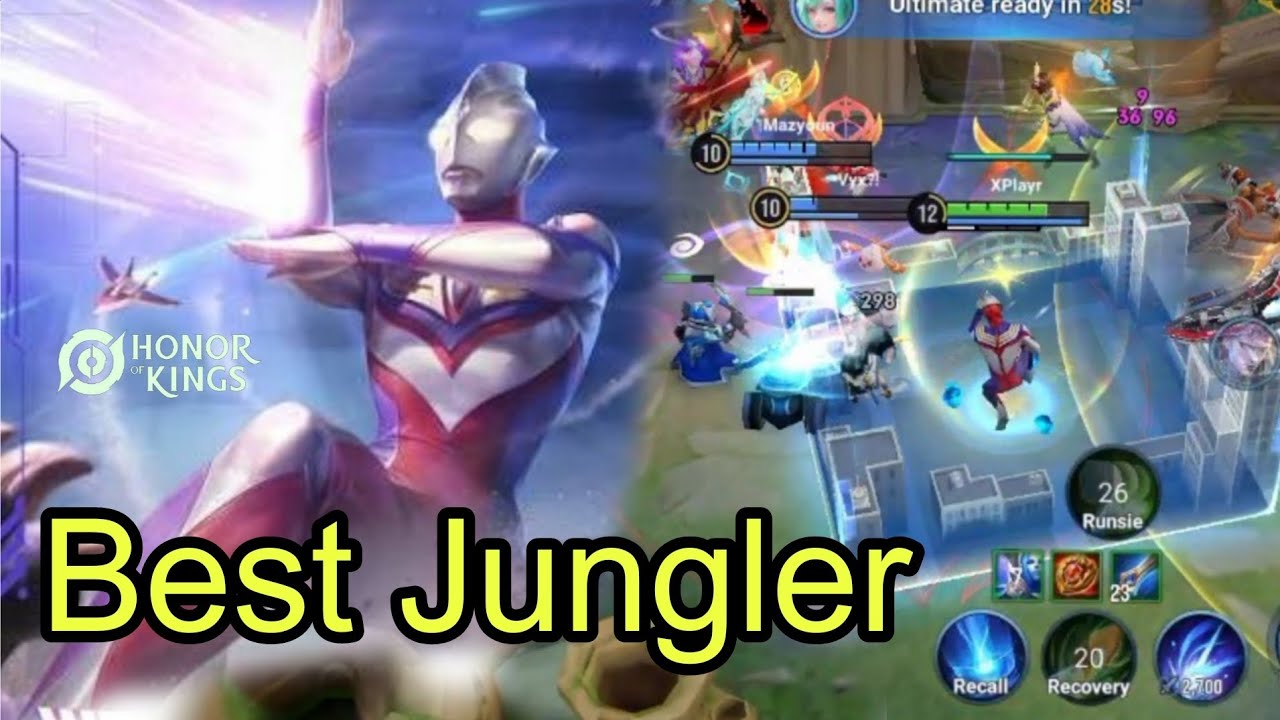 HOK : NEW SKIN MOZI X ULTRAMAN TIGA | JUNGLER - HONOR OF KINGS #hokflow #ultraman #honorofkings 