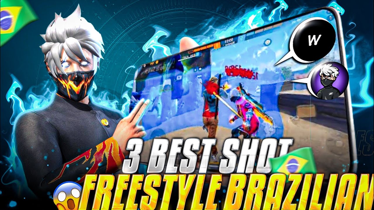 BRAZILIAN 🇧🇷 3 BEST SHOT😱🔥!TRICKS WITH BEST SENSI 💀 ACCURACY !🥶 RAXER FF