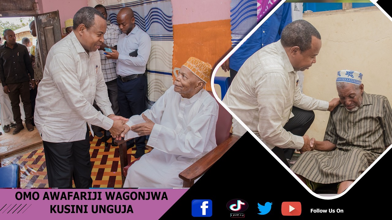 ZIARA YA KUWAFARIJI WANANCHI KUSINI UNGUJA