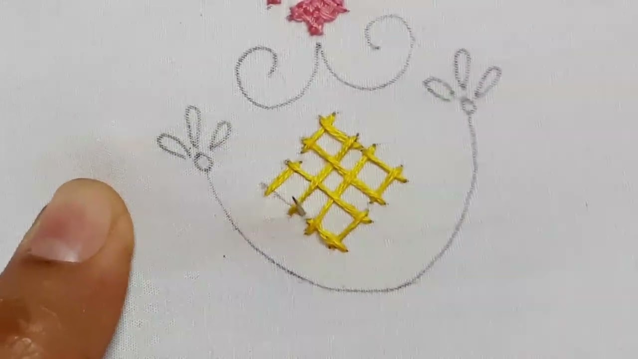 Hand Embroidery - Gujarati Stitch / Sindhi Taka /Kutch Work / Design for All Over Dresses