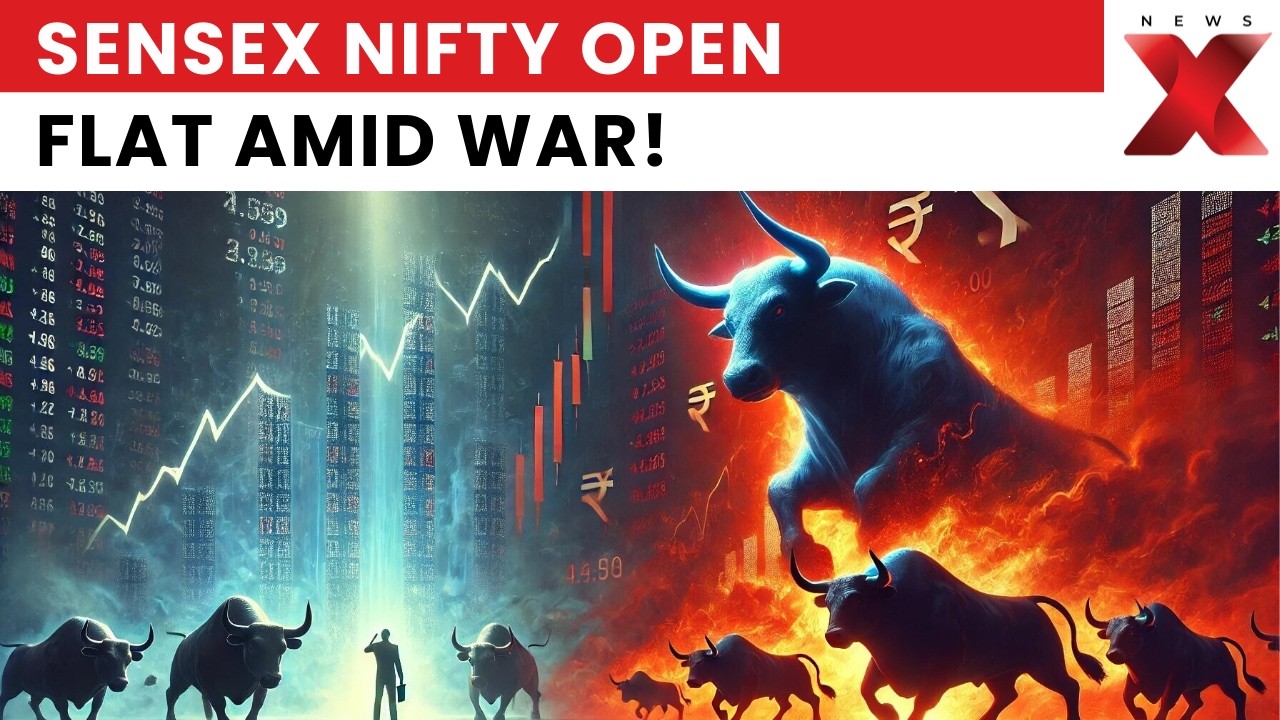 Sensex, Nifty Open Flat As Middle East War Keeps Markets Cautious | NewsX