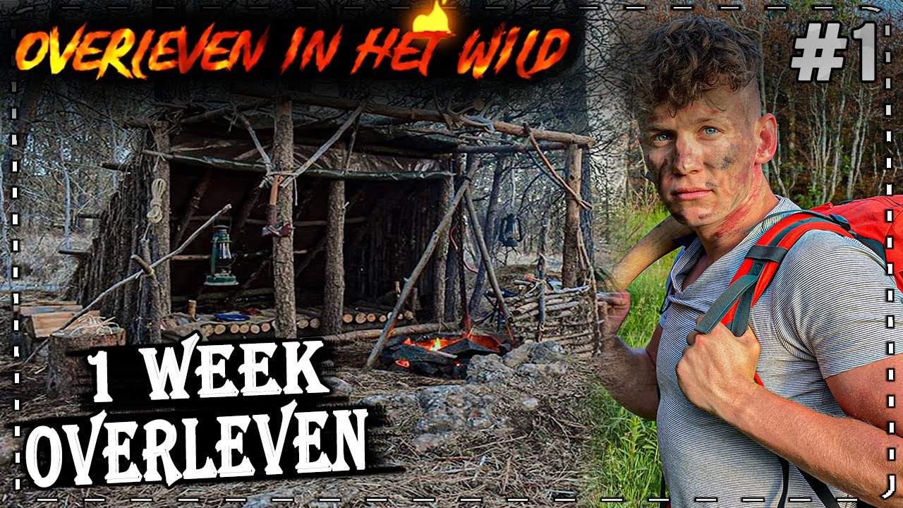 ik probeerde een week te OVERLEVEN zonder ETEN & DRINKEN - OVERLEVEN IN HET WILD #1
