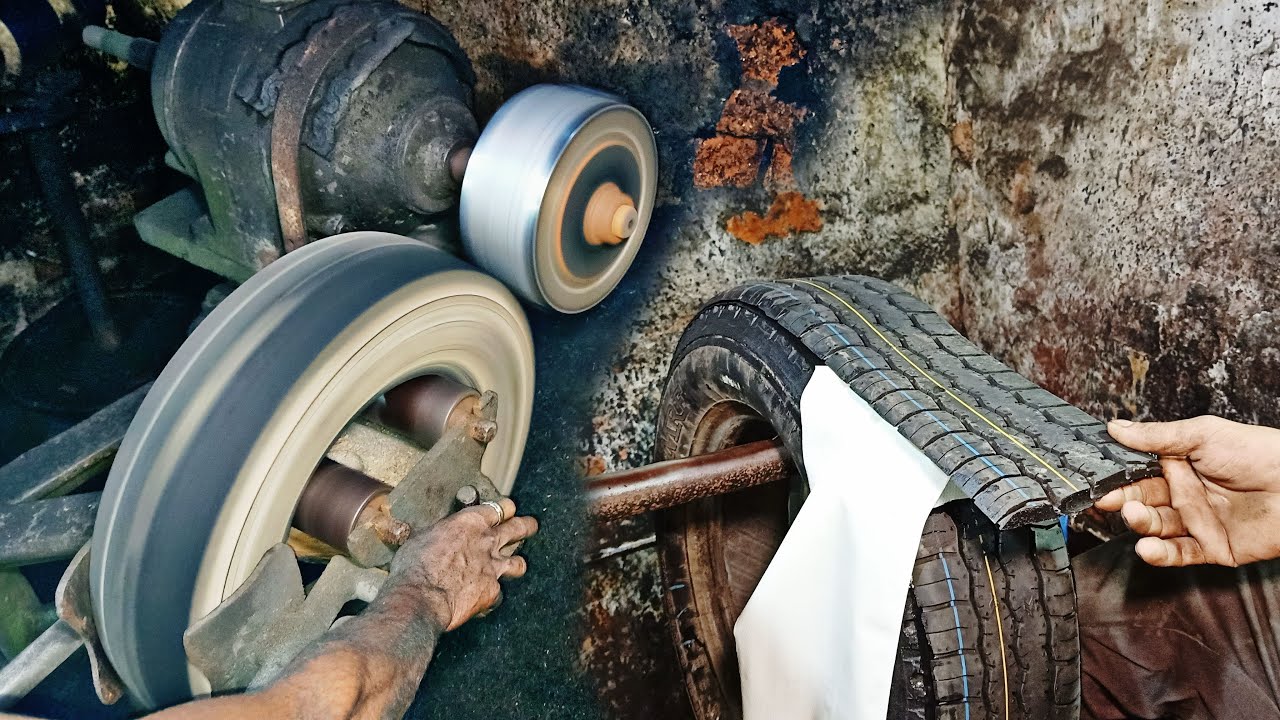 Amazing Retreading Process Old Tyre to New Journey 