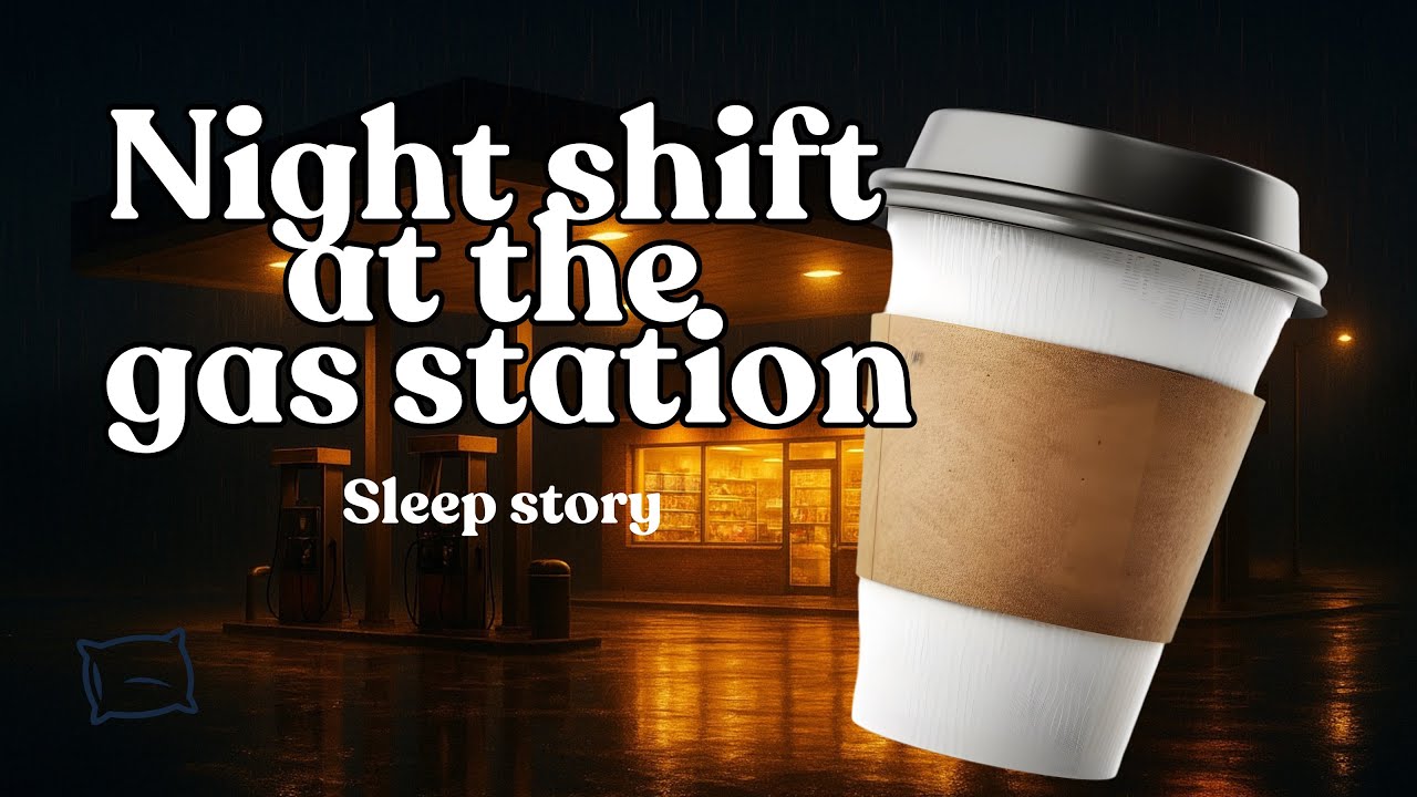 Night Shift at the Gas Station | Sleep Story | Relaxing Rain Sounds 