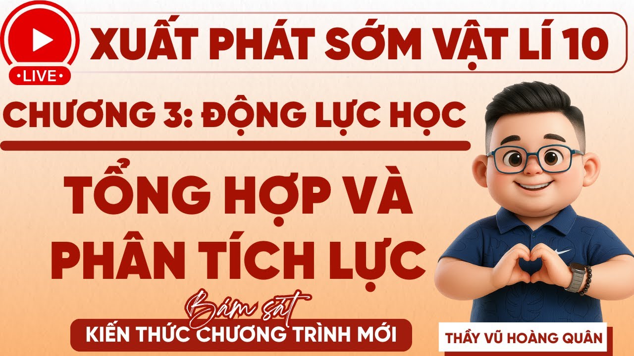 [VẬT LÍ 10 - CHƯƠNG 3: ĐỘNG LỰC HỌC]  Tổng Hợp Và Phân Tích Lực II Lý Thầy Quân
