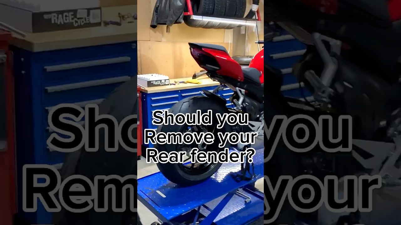 Удаление и установка крыла Ducati V4. Стоит ли снимать заднее крыло?