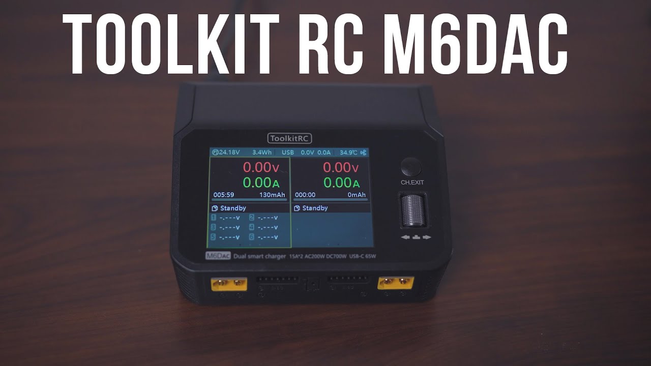 CARGADOR TOOLKITRC M6DAC 700W CON SALIDA DOBLE