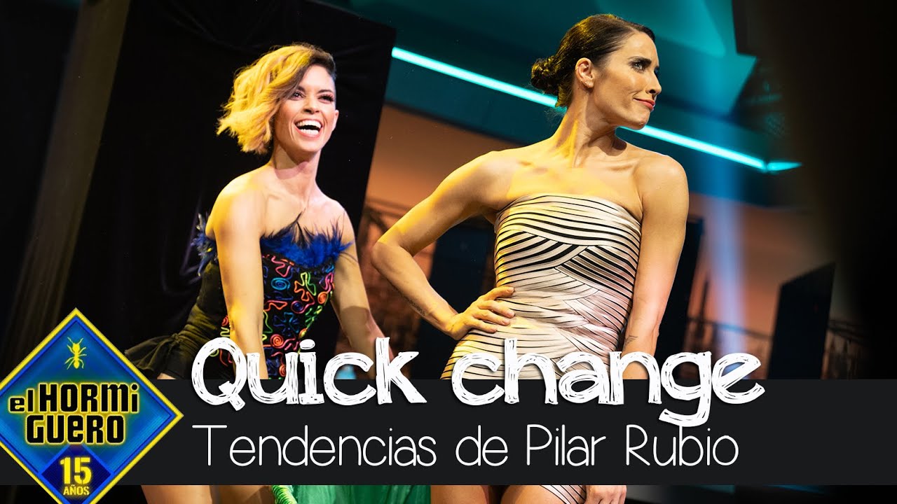 El 'quick change' de Pilar Rubio y Luc&iacute;a Rivera - El Hormiguero