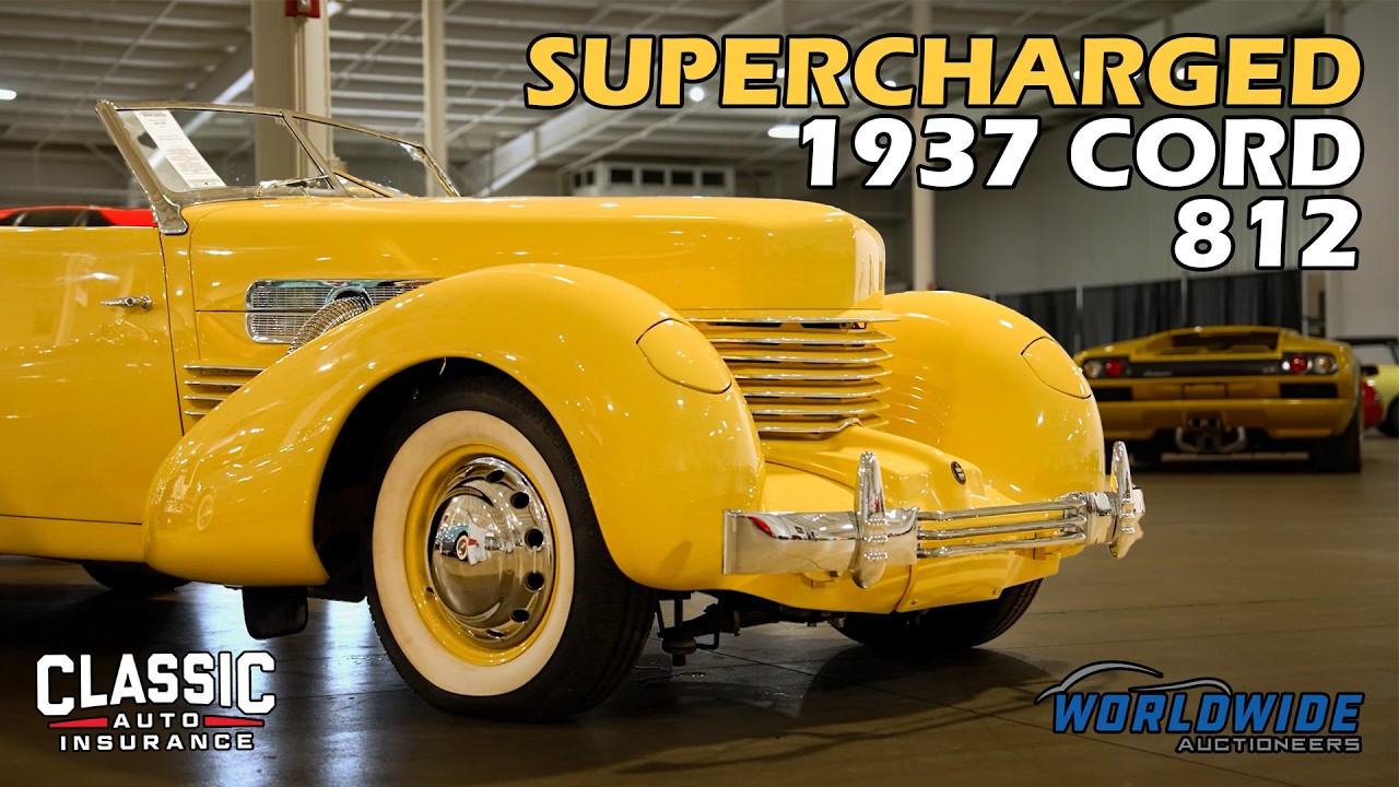 This Supercharged 1937 Cord 812 Was Decades Ahead of Its Time!  Worldwide Auctioneers