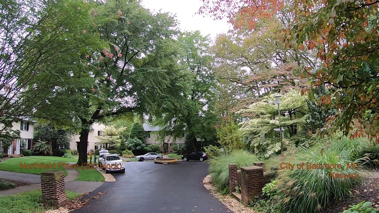 Baltimore Bicycling - Exploring Side Streets of Lower Roland Park, Keswick, and Guilford (Ride Clip)