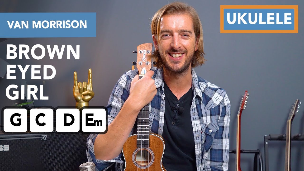Learn Brown Eyed Girl on Ukulele - Simple 4 chord song!