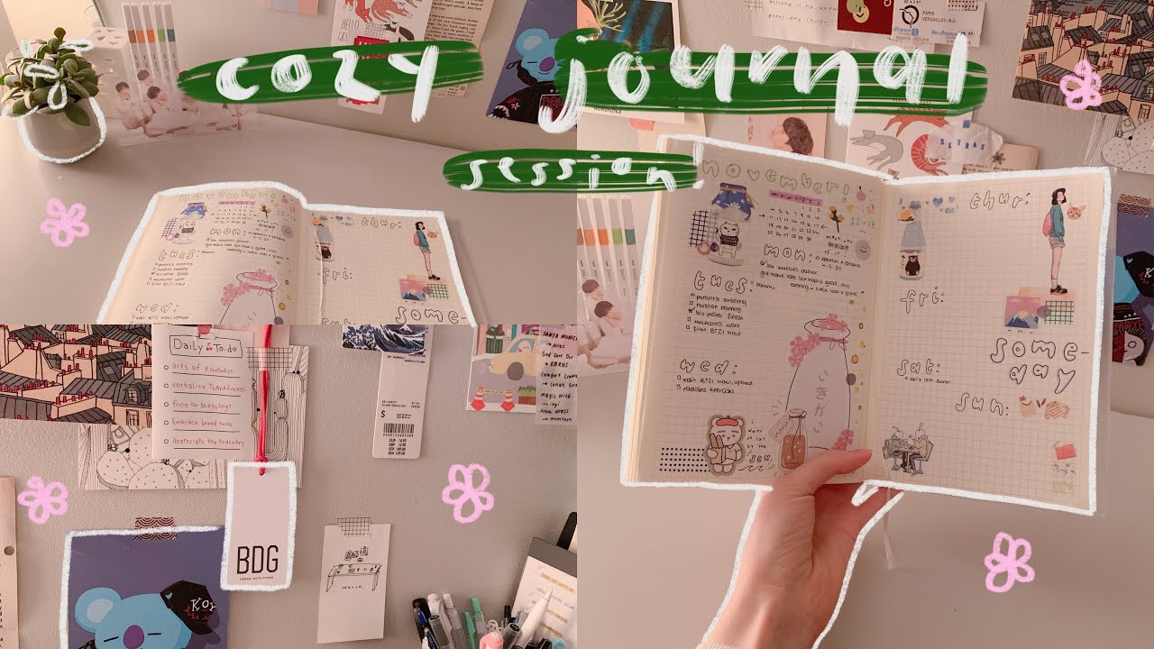 cozy journaling ft. animal crossing ☕️