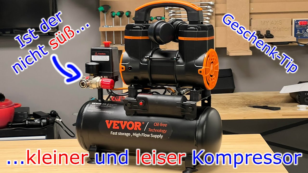 Kleiner und leiser Kompressor für die (e)Bikewerkstatt