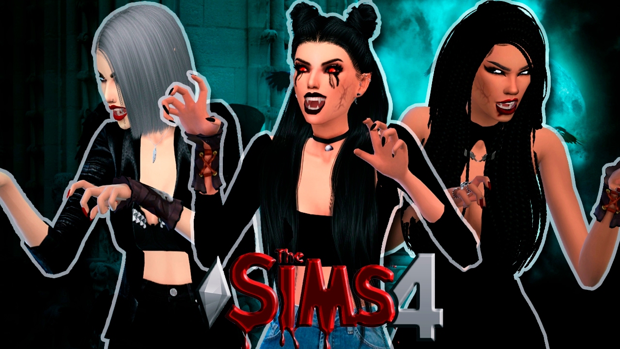 The Sims 4 | Create a Sim- Vampires Friends (Amigas Vampiras)