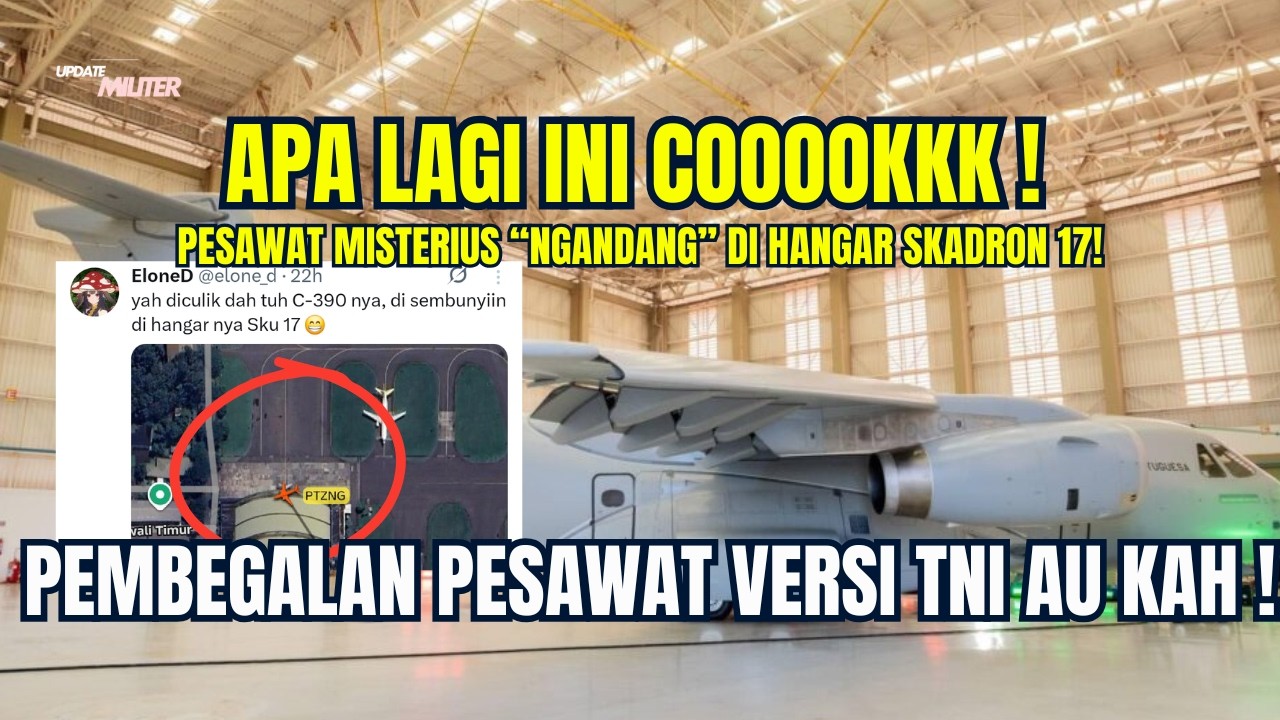 Pesawat Misterius Parkir di Hangar Skadron 17! TNI AU Begal Pesawat Baru