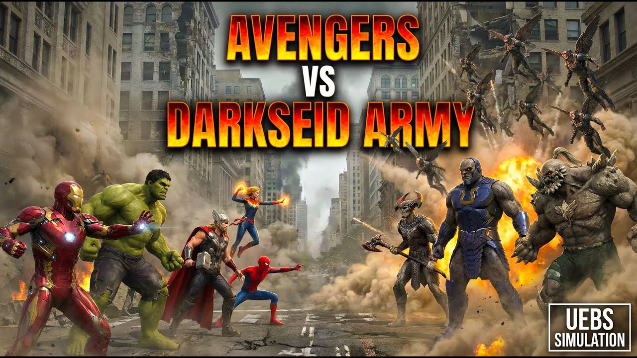 Avengers vs Darkseid Army