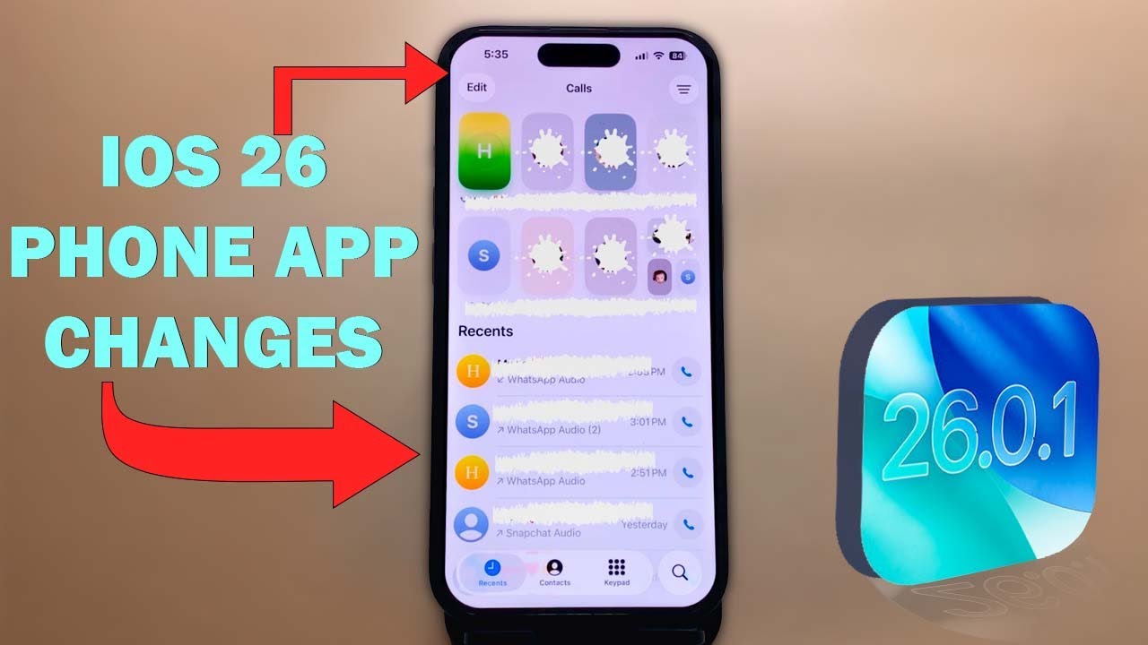 iOS26:Phone App Changes &ndash; Classic vs Unified Style Explained! | change app style iphone #tips USA