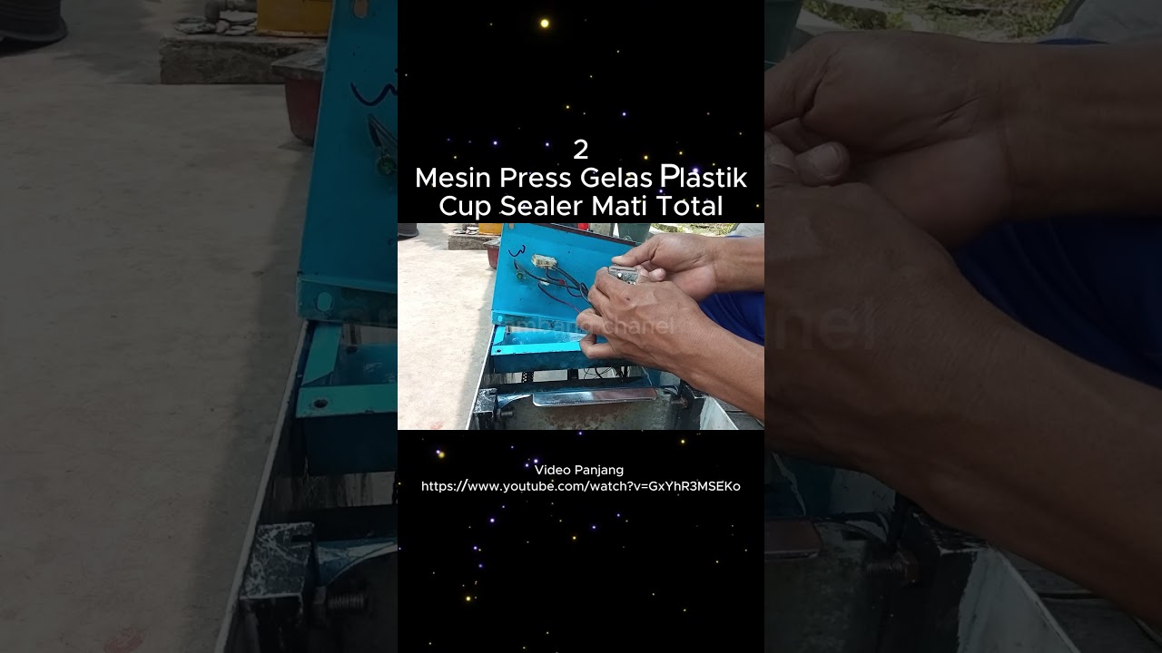 Alat Pres Gelas Plastik Cup Sealer Mati Total 2