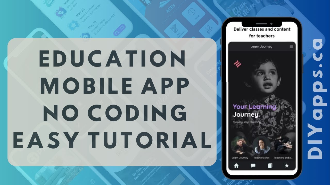 Education mobile app builder - How to create a school app with no coding experience (Easy Tutorial)