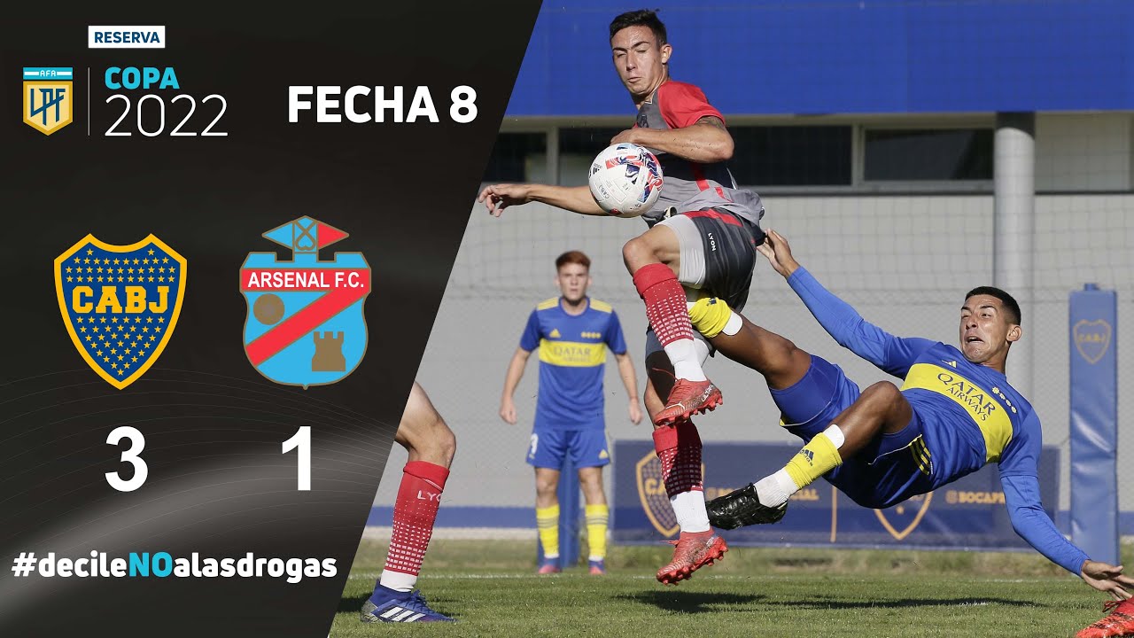 #Reserva | Fecha 8 de la Copa 2022 | Boca - Arsenal