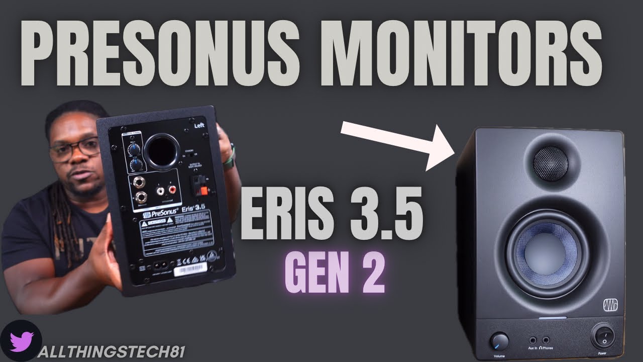 PreSonus Eris 3.5 Studio Monitors Gen 2 | Had To Replace My Old Set 🤦🏽‍♂️