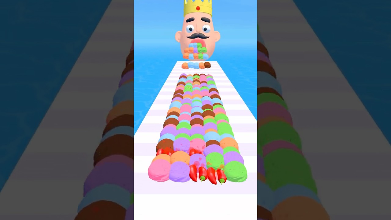 Sandwich Runner Ice Cream Runner 🆕 Level up 🍖🌶️💩 #shorts #games #max #trending #gameplay #update