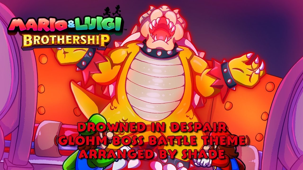 Mario & Luigi Brothership | Drowned In Despair | Glohm Boss Battle Theme (by @hi_im_shade445)