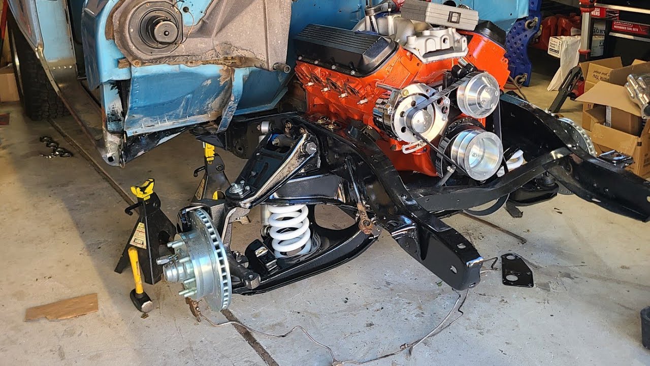 Front Spindle and Brake install on 1968 C20