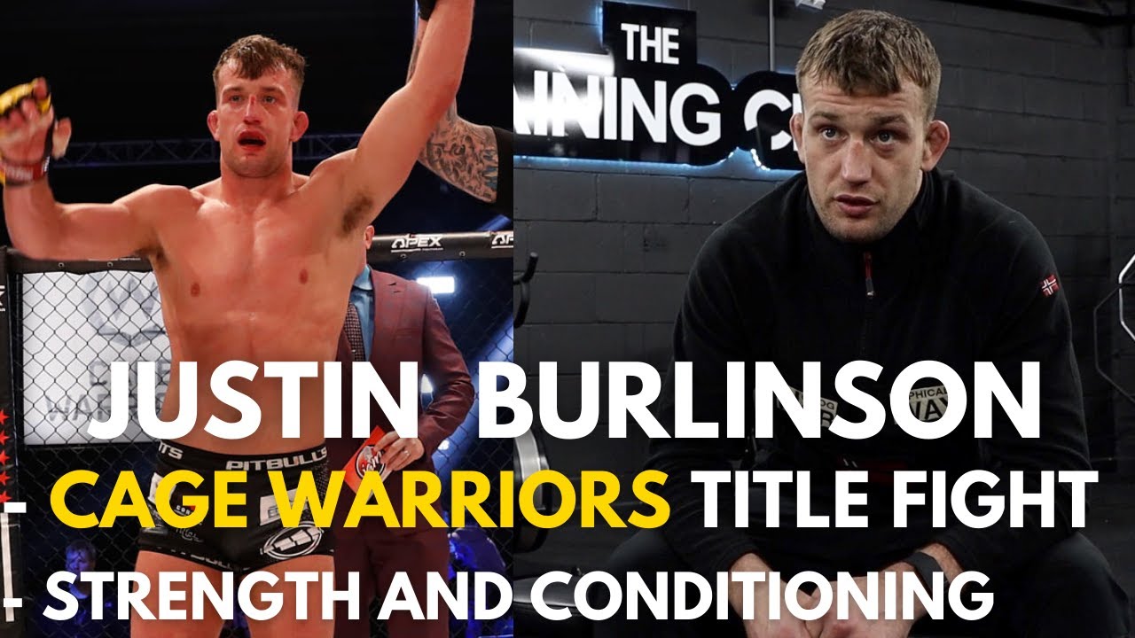 Justin Burlinson Cage Warriors Welterweight title fight