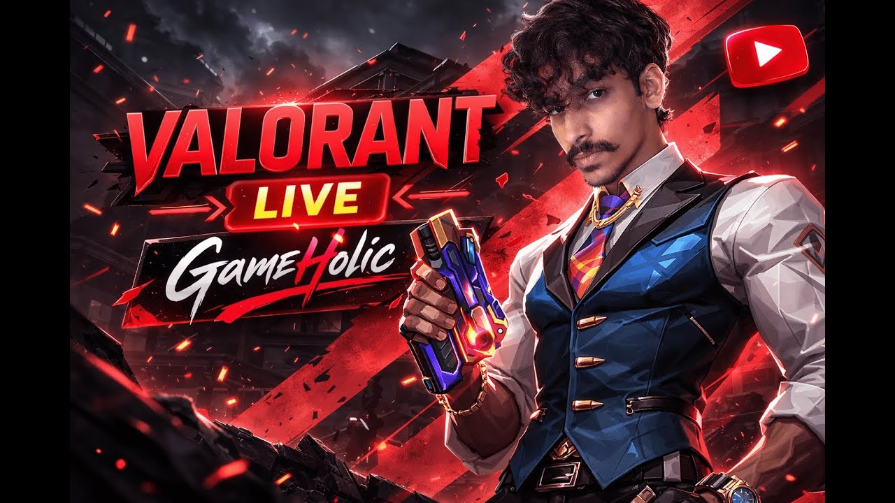 Playing Competitive As A New Player | GameHolic | #valorant #live #boost | With @AKASHGGYT