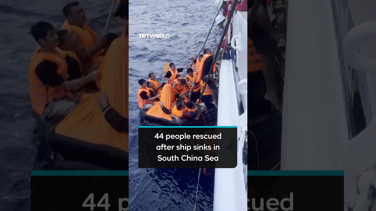 Vietnamese vessel sinks in South China Sea