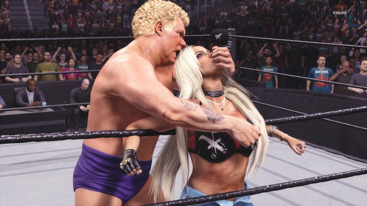 WWE 2k25: Liv Morgan jeans mod vs Harley Race! #intergender #wrestling