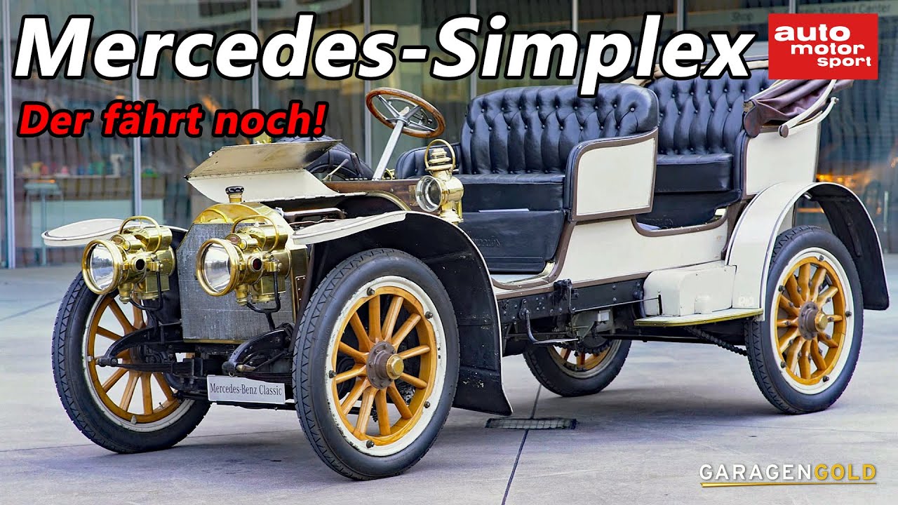 Mercedes-Simplex: So funktioniert das 120 Jahre alte Auto | auto motor und sport | Garagengold