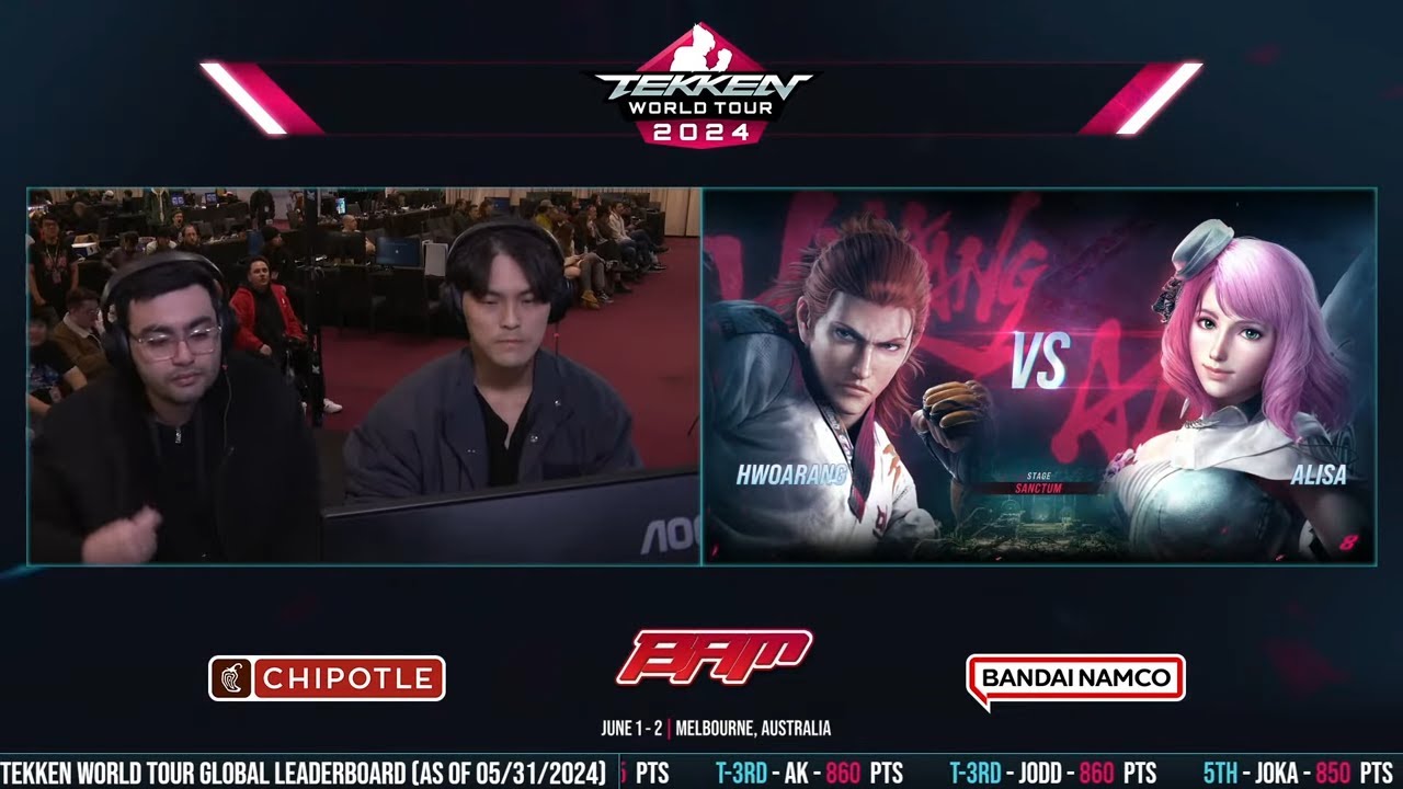 Rest (Hwoarang) против Unusual Asila (Alisa) TWT 2024 - Battle Arena Melbourne 2024: Losers R1