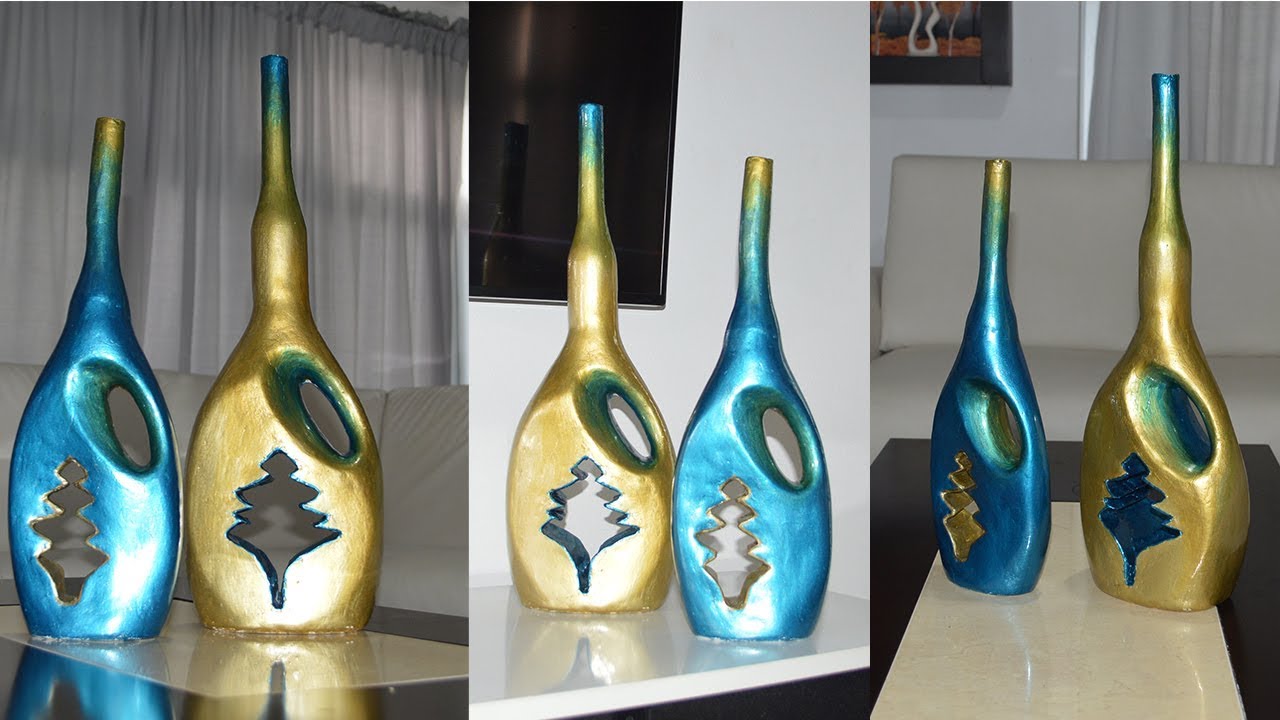 Jarrones Amorfos Dorados-Golden Amorphous Vases-vasos amorfos dourados