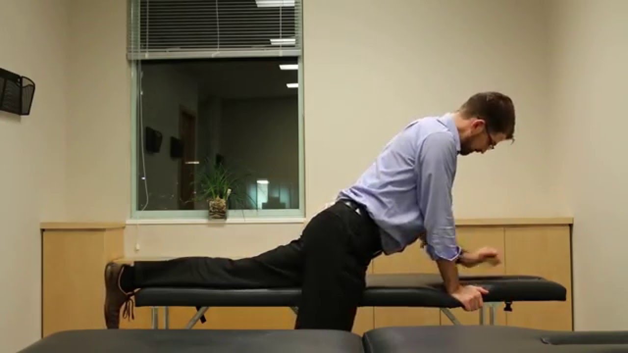 Standing Hurdler's or Iliopsoas Stretch