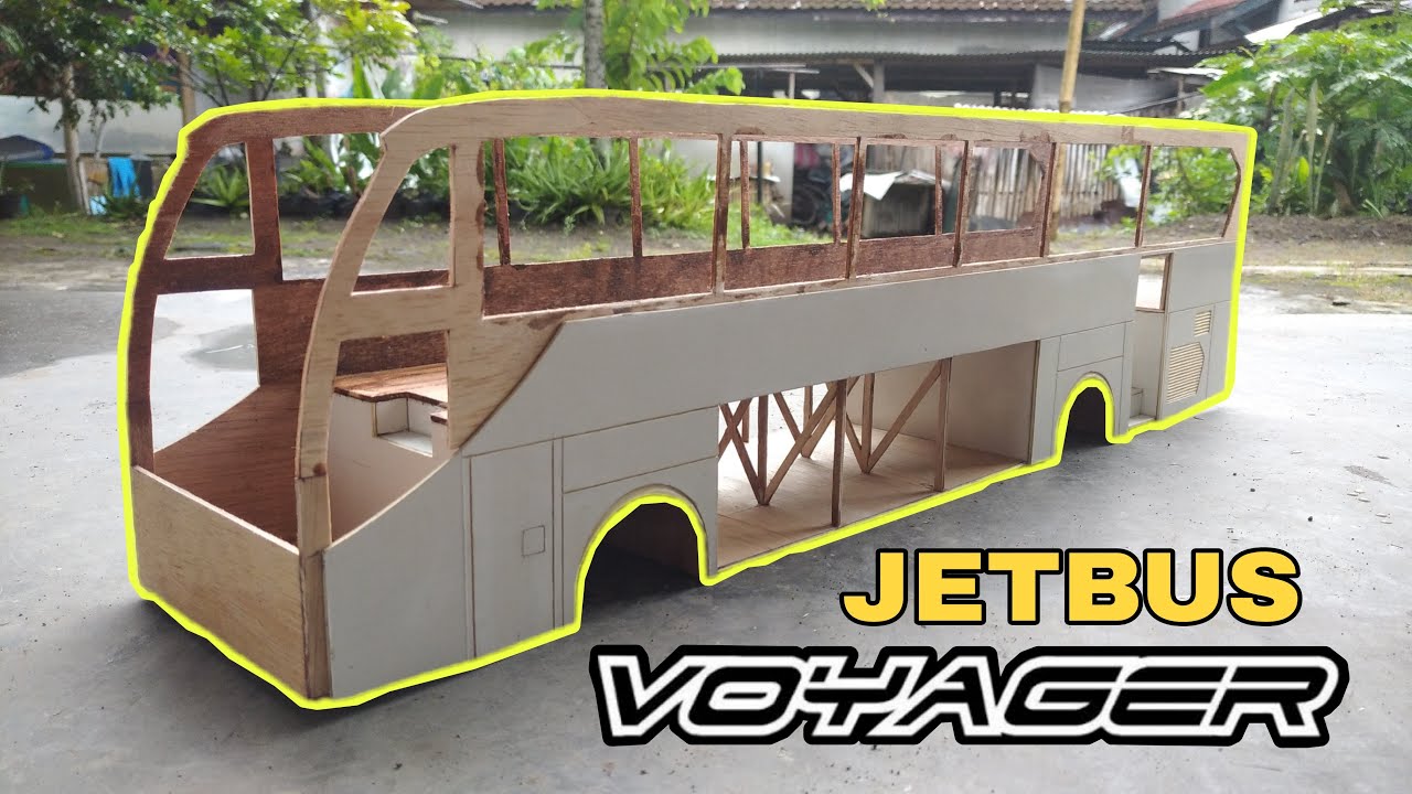 Merakit Miniatur Jetbus 3 VOYAGER  |  Part 1