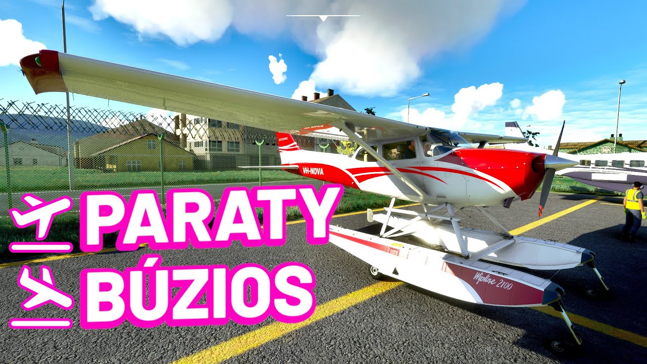 Voo VISUAL (VFR) de PARATY para BÚZIOS com Cessna C172 no Flight Simulator 2020 🌊