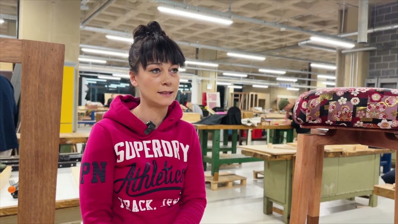 Institut provincial Thomas Edison Charleroi - Sophie, menuisière-ébéniste