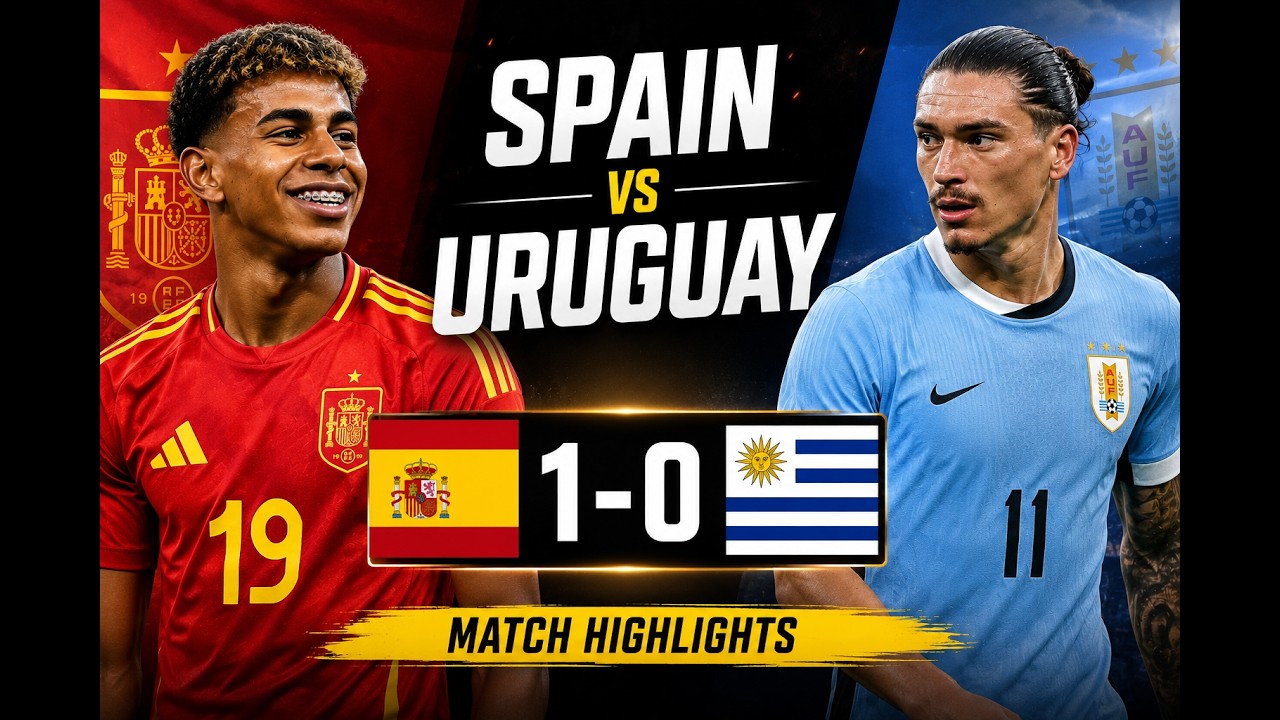Spain vs Uruguay 1-0 FIFA World Cup 2026 | Lamine Yamal Magic ✨
